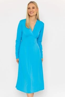 Lisa Blue Midi Dress -Fashion Clothing Accessories Store carraig donn lisa blue midi dress 420003