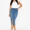 Long Blue Denim Skirt -Fashion Clothing Accessories Store carraig donn long blue denim skirt 188441