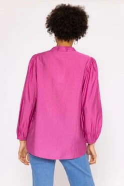 Long Sleeve Spring Blouse In Pink -Fashion Clothing Accessories Store carraig donn long sleeve spring blouse in pink 562615