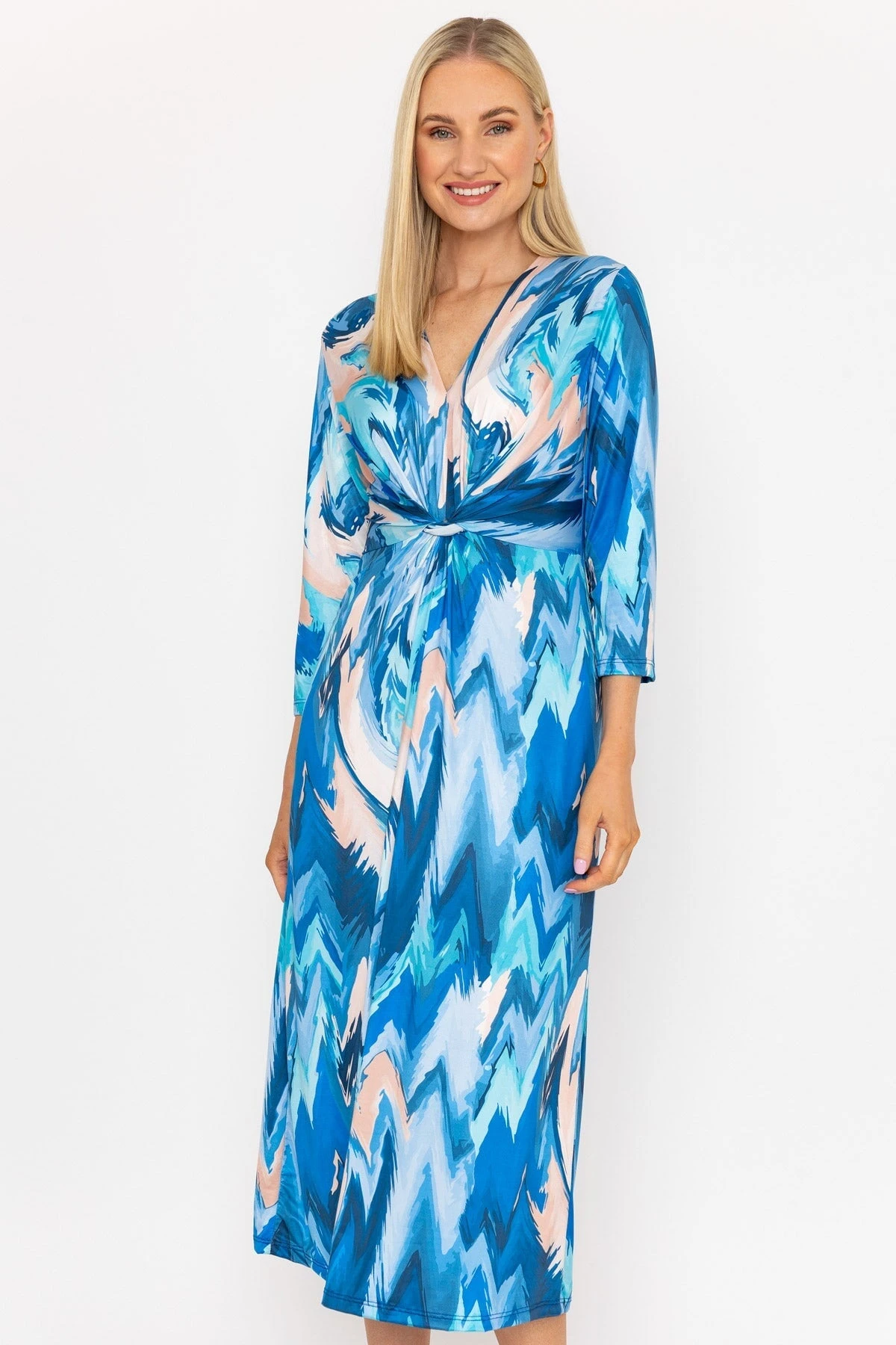 Louisa Midi Dress In Blue 3 Louisa Midi Dress In Blue