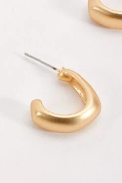 Fashion Clothing Accessories Store -Fashion Clothing Accessories Store carraig donn matte structured hoop earrings 990217