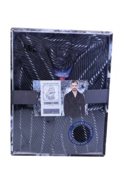 Mens Luxury Dressing Gown In Charcoal -Fashion Clothing Accessories Store carraig donn mens luxury dressing gown in charcoal 146571