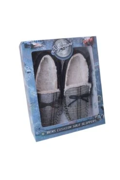 Mens Luxury Moccasin Slippers In Tweed -Fashion Clothing Accessories Store carraig donn mens luxury moccasin slippers in tweed 508560