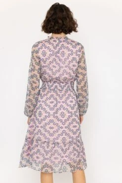 Mia Midi Dress In Pink Print -Fashion Clothing Accessories Store carraig donn mia midi dress in pink print 288921