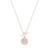 Micropave T-Bar Necklace In Rose Gold 2 Micropave T-Bar Necklace In Rose Gold -Fashion Clothing Accessories Store carraig donn micropave t bar necklace in rose gold 966062