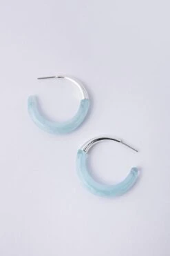 Minerva Turquoise Hoops
