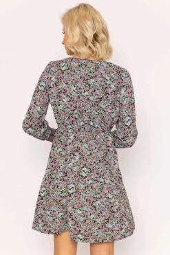 Vero Moda Mollie Dress In Green Print -Fashion Clothing Accessories Store carraig donn mollie dress in green print 945545