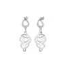 Molten Knot Drop Earrings