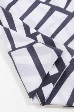 Mono Print Scarf In Black -Fashion Clothing Accessories Store carraig donn mono print scarf in black 690938