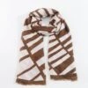 Mono Print Scarf In Brown -Fashion Clothing Accessories Store carraig donn mono print scarf in brown 473116