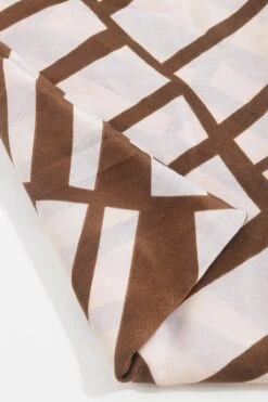 Mono Print Scarf In Brown -Fashion Clothing Accessories Store carraig donn mono print scarf in brown 942864