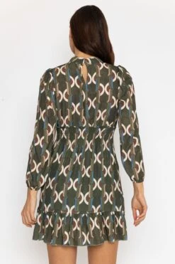 Nadia Mini Dress In Khaki 9 Nadia Mini Dress In Khaki -Fashion Clothing Accessories Store carraig donn nadia mini dress in khaki 813663