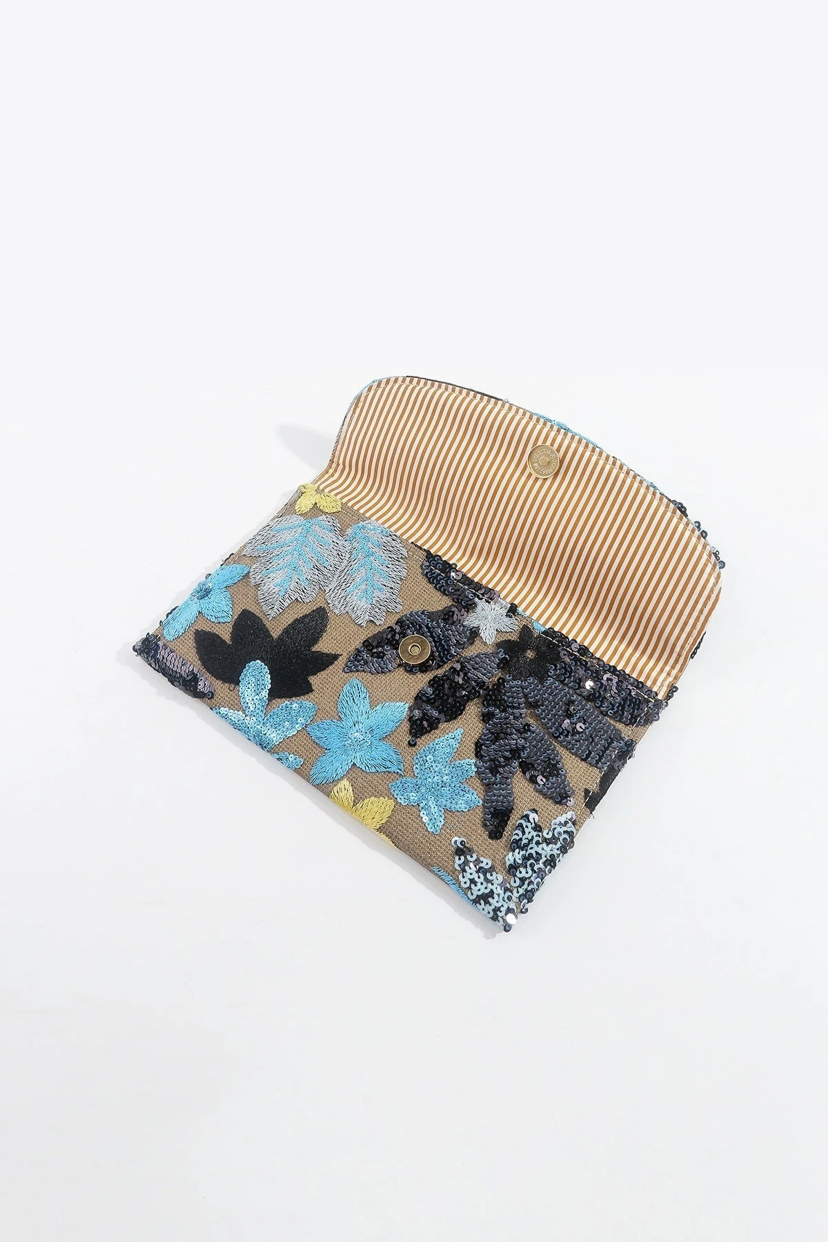 Navy Embellished Clutch Bag 6 Navy Embellished Clutch Bag - Image 4