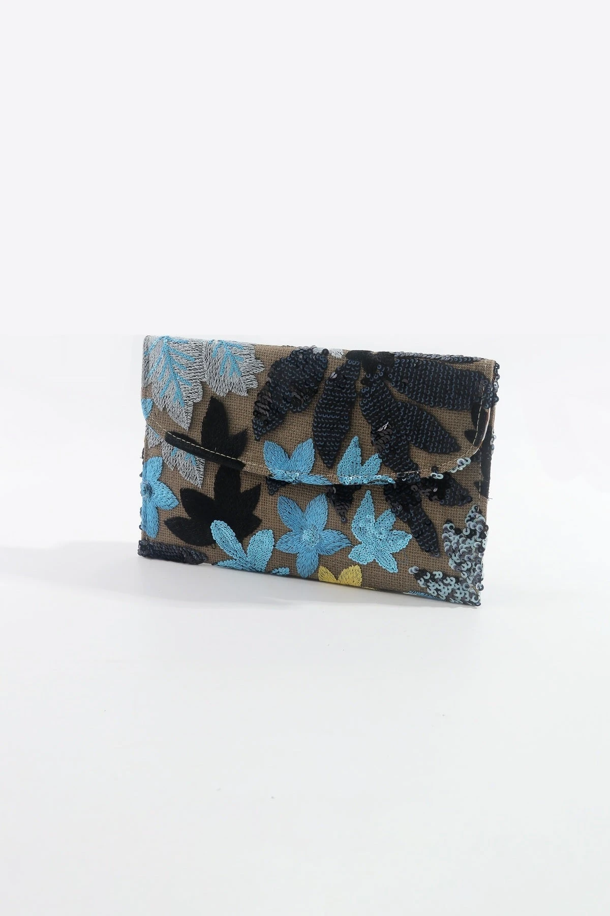 Navy Embellished Clutch Bag 7 Navy Embellished Clutch Bag - Image 5