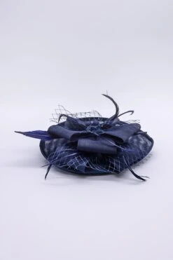 Navy Hairband Net & Feather Fascinator 8 Navy Hairband Net & Feather Fascinator -Fashion Clothing Accessories Store carraig donn navy hairband net feather fascinator 453510