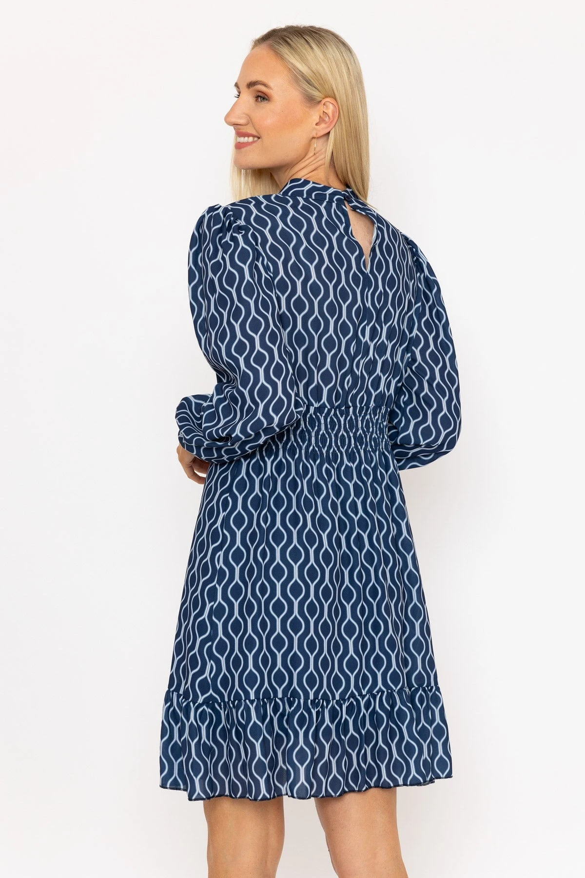 Navy Long Sleeve Nadia Dress 6 Navy Long Sleeve Nadia Dress - Image 4
