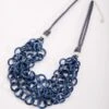 Navy Loop Chain Necklace -Fashion Clothing Accessories Store carraig donn navy loop chain necklace 123953
