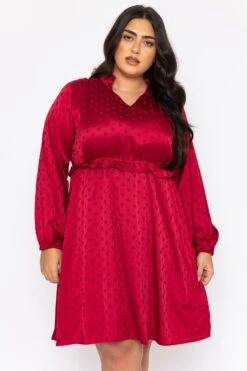 Nicola Dress In Red -Fashion Clothing Accessories Store carraig donn nicola dress in red 347274