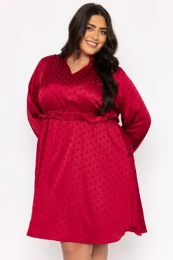 Nicola Dress In Red -Fashion Clothing Accessories Store carraig donn nicola dress in red 383043