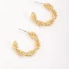 Open Hoop Chain Earrings -Fashion Clothing Accessories Store carraig donn open hoop chain earrings 359088