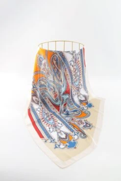 Paisley Neckerchief Scarf In Orange -Fashion Clothing Accessories Store carraig donn paisley neckerchief scarf in orange 374728