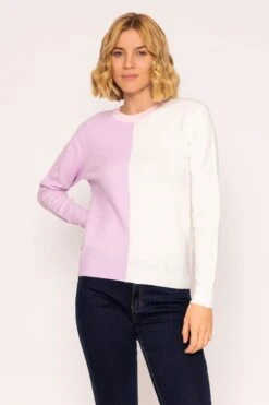 Panel Knit In Lilac