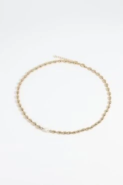 Pearl And Gold Necklace