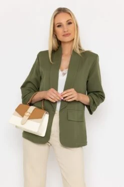 Petite Contrast Tote Bag In Beige -Fashion Clothing Accessories Store carraig donn petite contrast tote bag in beige 528003