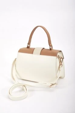 Petite Contrast Tote Bag In Beige -Fashion Clothing Accessories Store carraig donn petite contrast tote bag in beige 615411