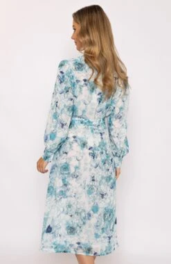 Phoebe Blue Midi Dress 12 Phoebe Blue Midi Dress -Fashion Clothing Accessories Store carraig donn phoebe blue midi dress 310374