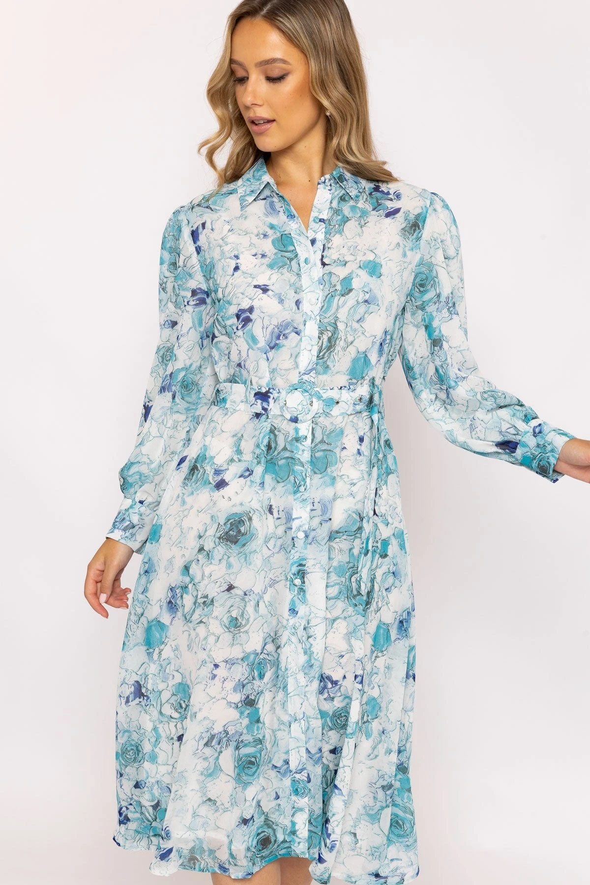 Phoebe Blue Midi Dress 5 Phoebe Blue Midi Dress - Image 3