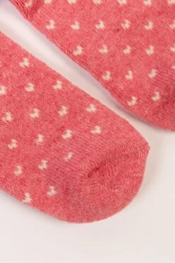 Pink Fairisle Cosy Socks In Box -Fashion Clothing Accessories Store carraig donn pink fairisle cosy socks in box 193429