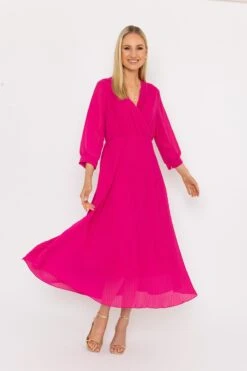 Pink Hannah Midi Dress -Fashion Clothing Accessories Store carraig donn pink hannah midi dress 441967