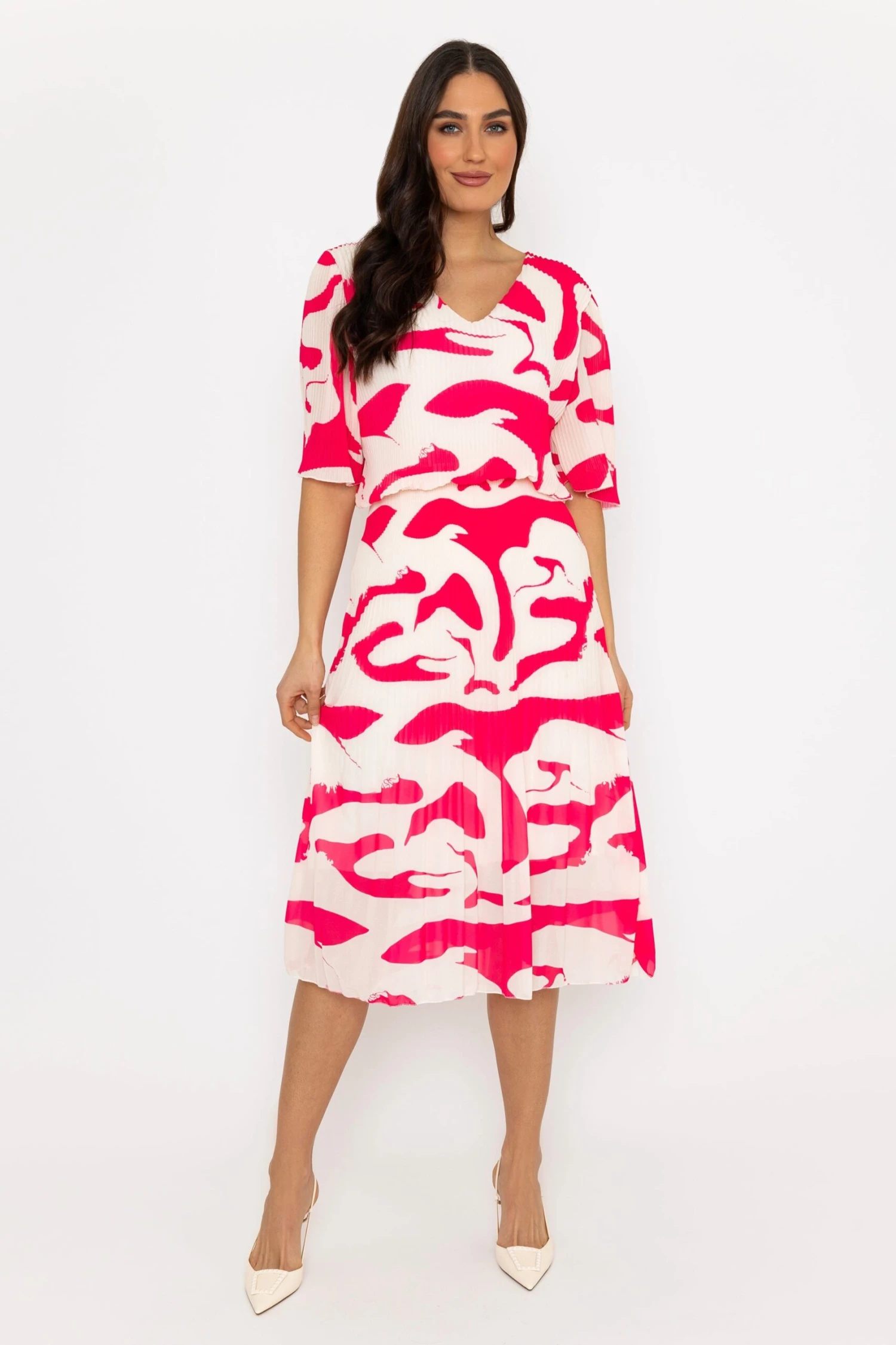 Pink Printed Michaela Dress 9 Pink Printed Michaela Dress - Image 7