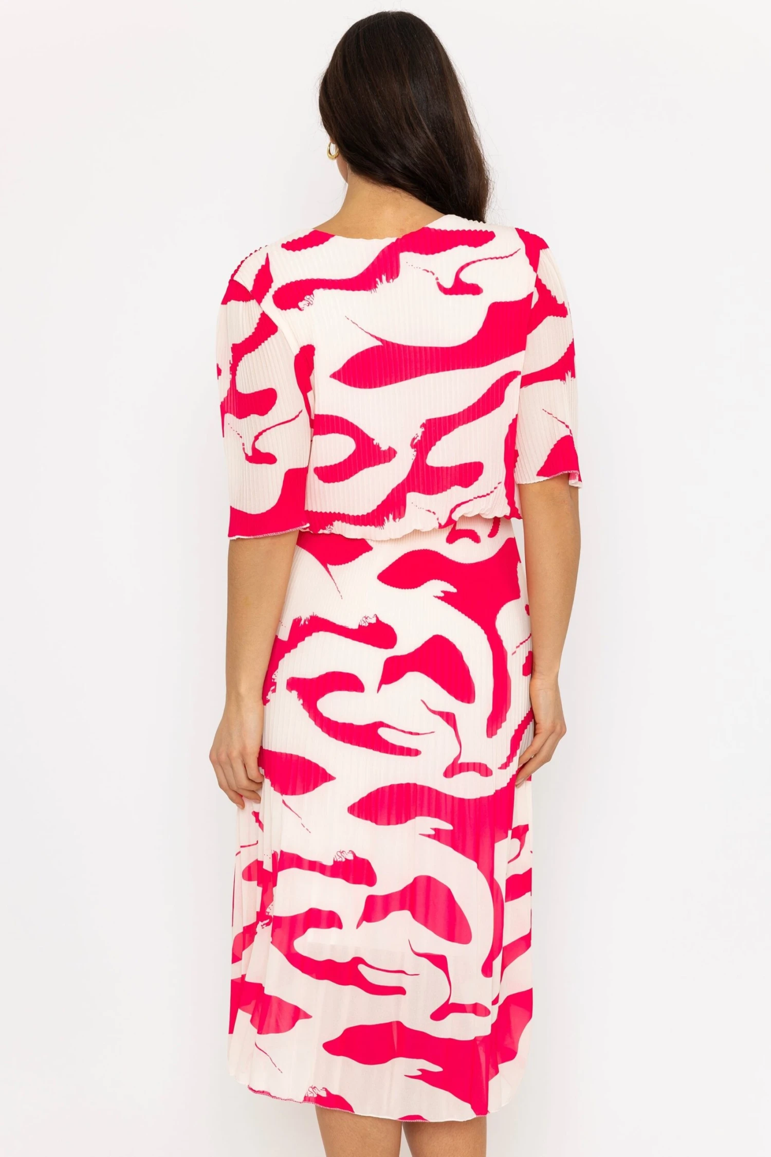 Pink Printed Michaela Dress 10 Pink Printed Michaela Dress - Image 8
