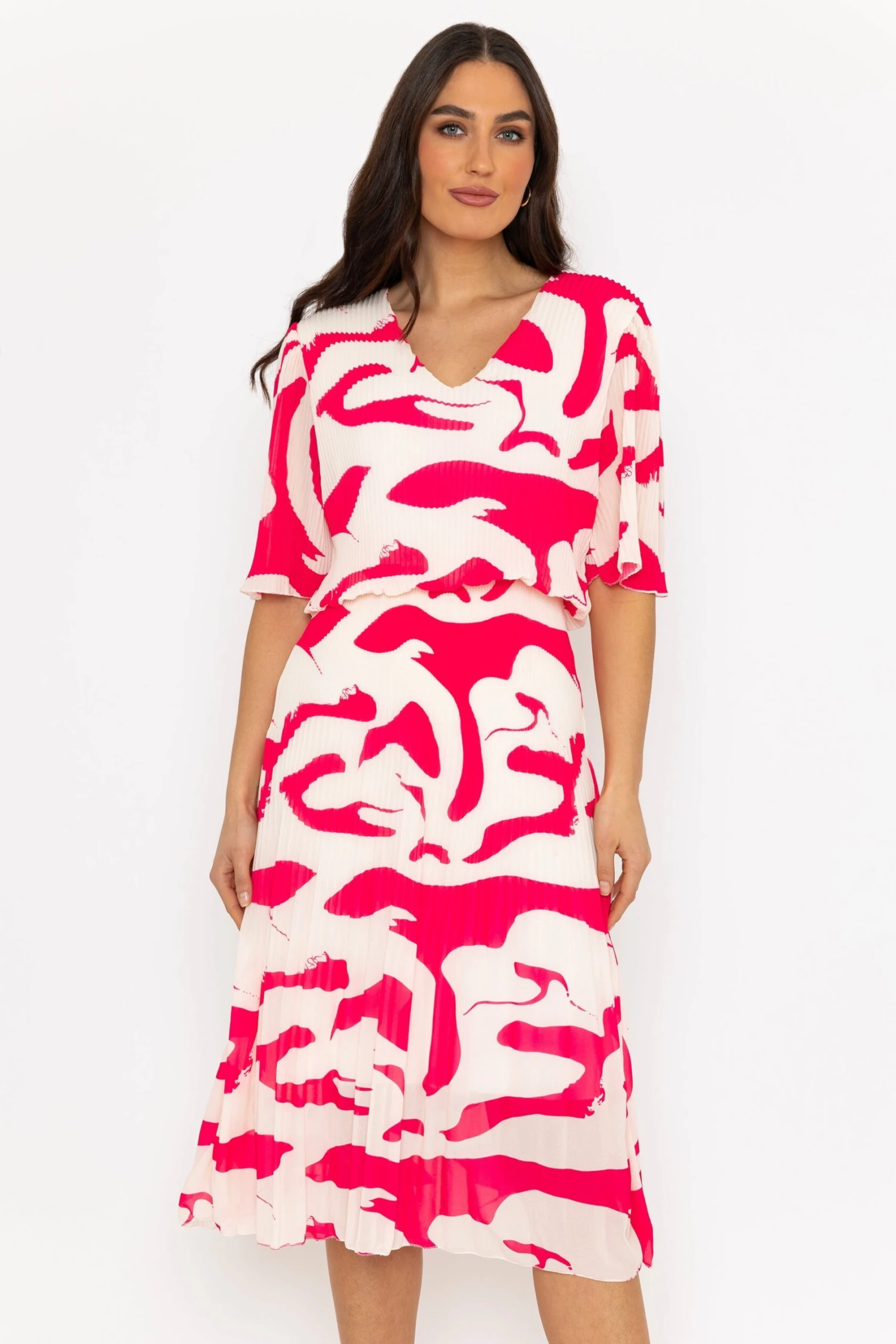 Pink Printed Michaela Dress 7 Pink Printed Michaela Dress - Image 5