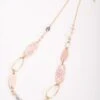 Pink Tortoise Link Necklace -Fashion Clothing Accessories Store carraig donn pink tortoise link necklace 182350