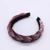 Pink Velvet Plaited Hairband -Fashion Clothing Accessories Store carraig donn pink velvet plaited hairband 379595