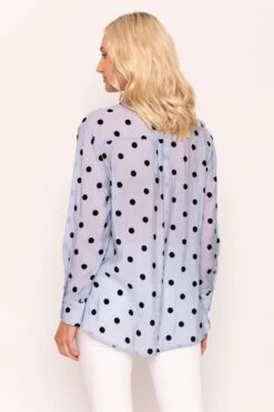 Polka Dot Shirt In Sage -Fashion Clothing Accessories Store carraig donn polka dot shirt in sage 941733