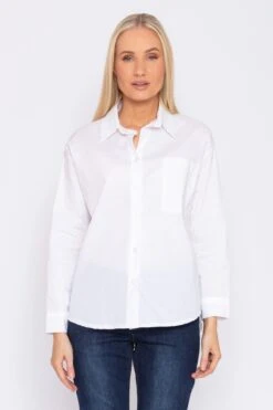 Poplin Shirt In White