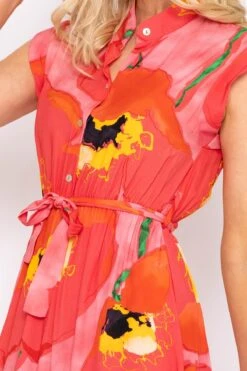 Poppy Floral Printed Midi Dress -Fashion Clothing Accessories Store carraig donn poppy floral printed midi dress 423662