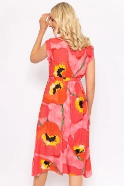 Poppy Floral Printed Midi Dress -Fashion Clothing Accessories Store carraig donn poppy floral printed midi dress 776661