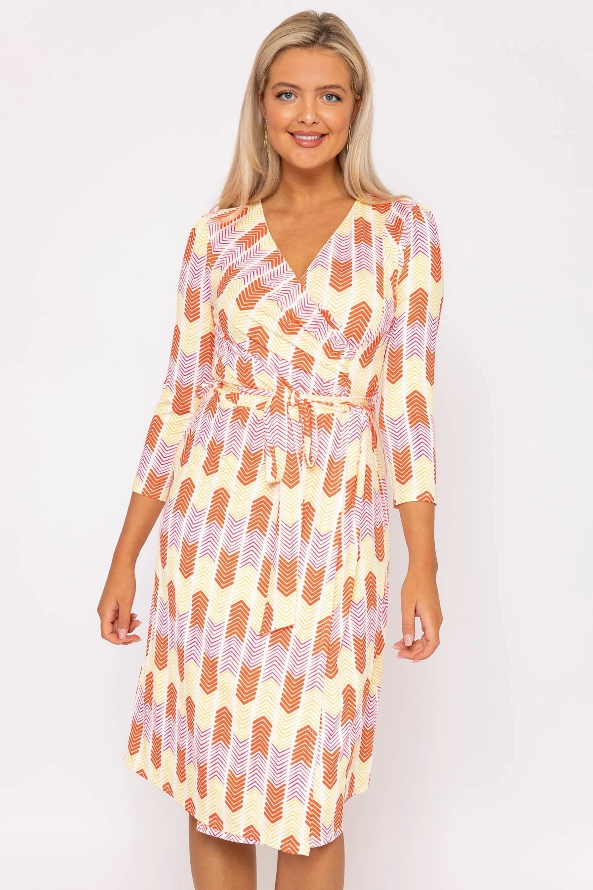 Printed Red Jersey Dress 6 Printed Red Jersey Dress - Image 4