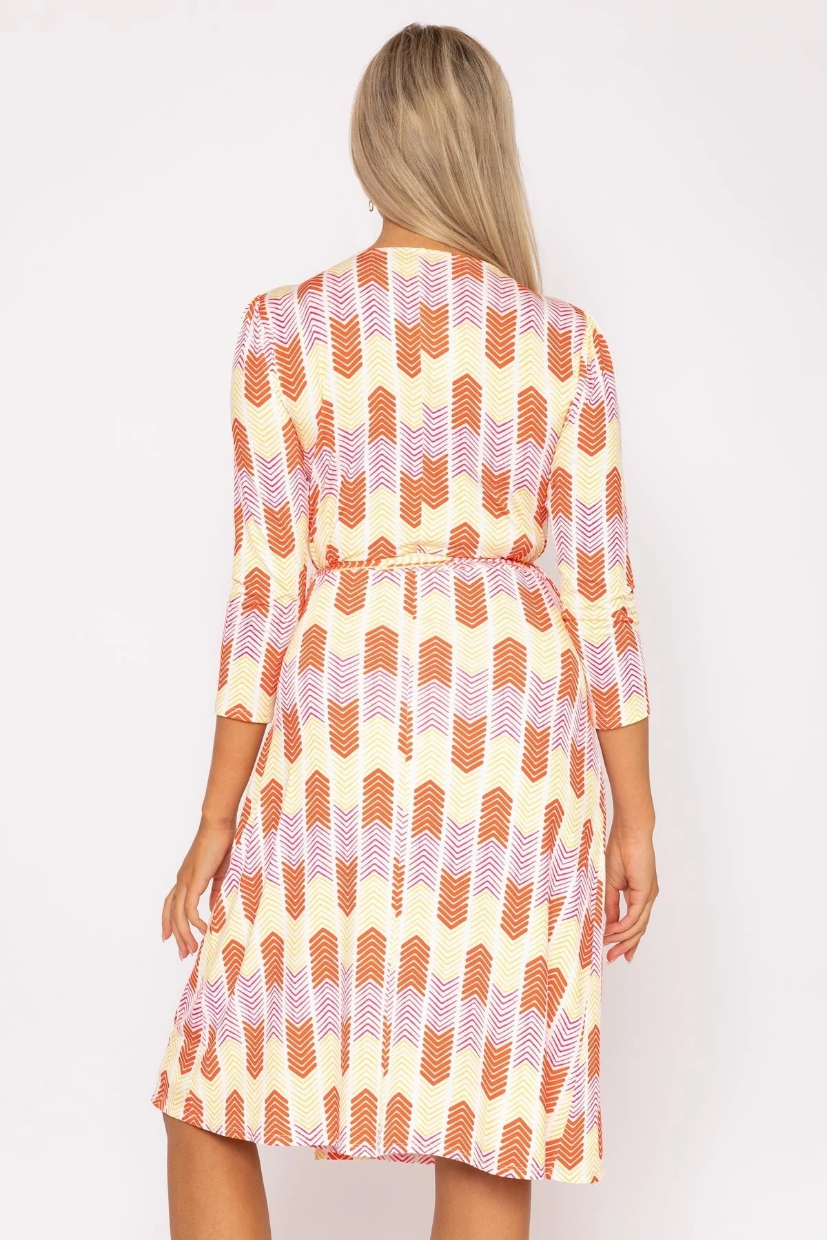 Printed Red Jersey Dress 8 Printed Red Jersey Dress - Image 6