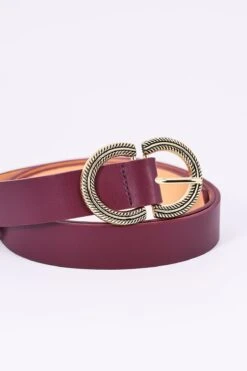 Purple Half Circle Belt In M/L