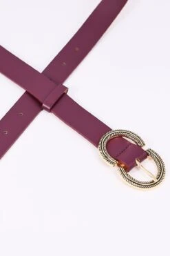 Purple Half Circle Belt In S/M