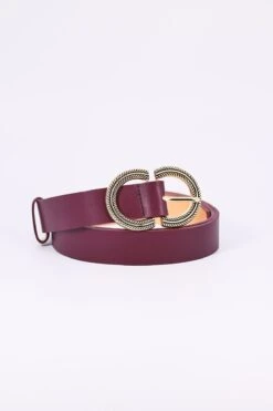 Purple Half Circle Belt In S/M -Fashion Clothing Accessories Store carraig donn purple half circle belt in sm 893183