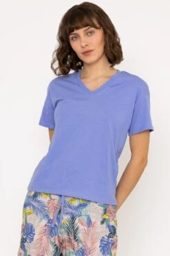 Pyjama Top And 3/4 Bottoms In Purple 13 Pyjama Top And 3/4 Bottoms In Purple -Fashion Clothing Accessories Store carraig donn pyjama top and 34 bottoms in purple 643610