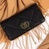 Quilted Purse In Black -Fashion Clothing Accessories Store carraig donn quilted purse in black 822041