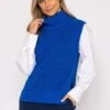 Rib Slipover In Cobalt -Fashion Clothing Accessories Store carraig donn rib slipover in cobalt 290264